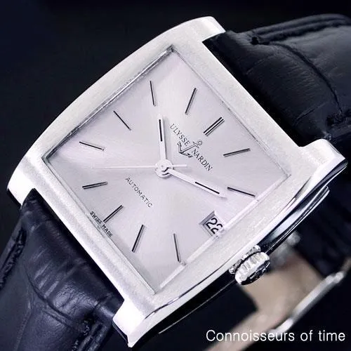 1960's Ulysse Nardin Vintage Mens Automatic "TV" Watch - Stainless Steel