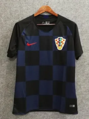 2018 Men Croatia Jersey Stadium Away Soccer Jersey World Cup Jersey Fanatics