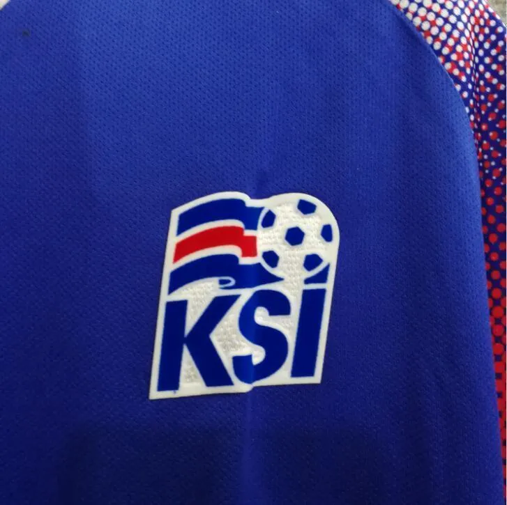 2018 Men Iceland Jersey Home Stadium Soccer World Cup Jersey Fanatics