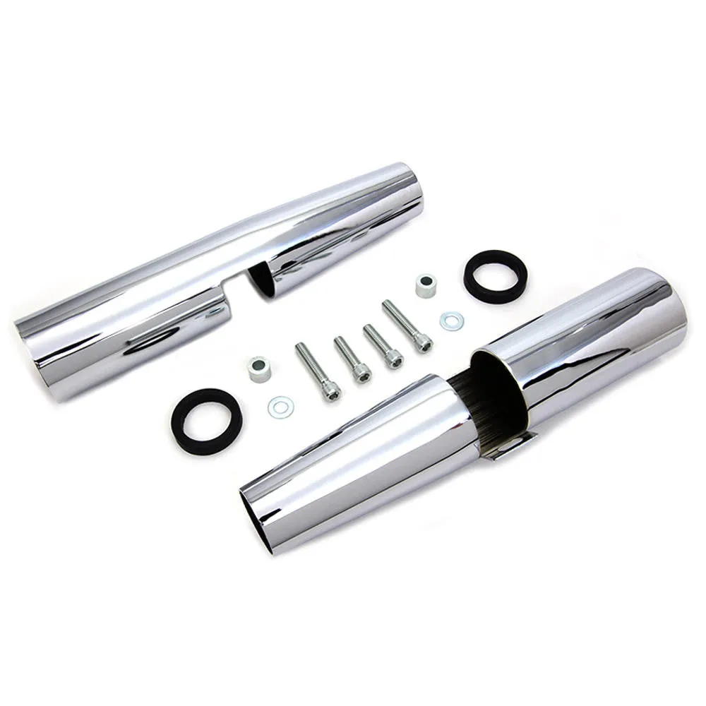 39mm Sportster Fork Shrouds - Chrome - 1986 to 2003