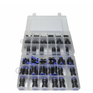 50pc Imperial & 58 PC Metric Quick Connect Grab Kit Assortment