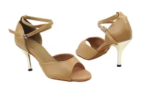 6012 157 Beige Brown Leather