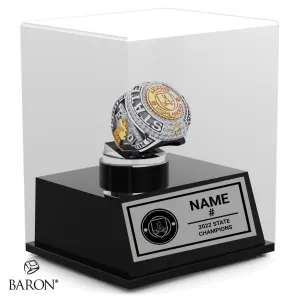 Adams High School Soccer 2022 Championship Display Case