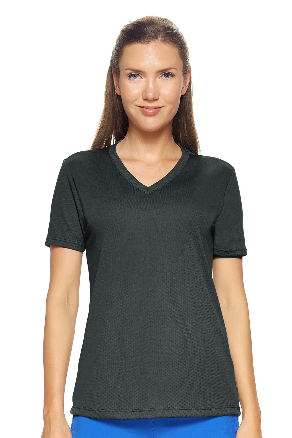 AJ202 Oxymesh™ V-Neck Tech Tee - Imported