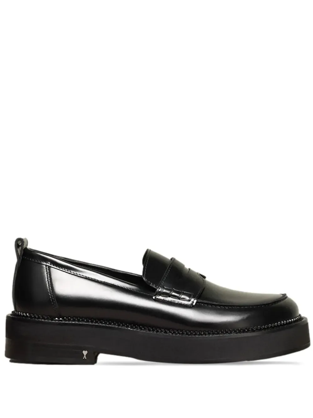 AMI Paris anatomical toe leather loafers