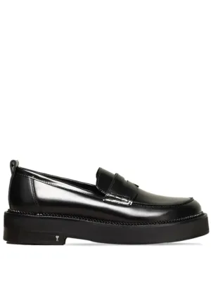 AMI Paris anatomical toe leather loafers