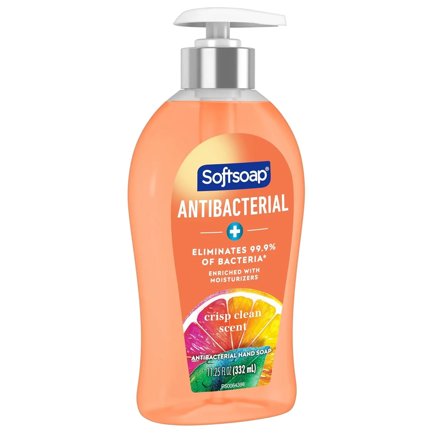 Antibacterial Liquid Hand Soap, Crisp Clean Scent Hand Soap, 11.25 Ounce, 6 Pack