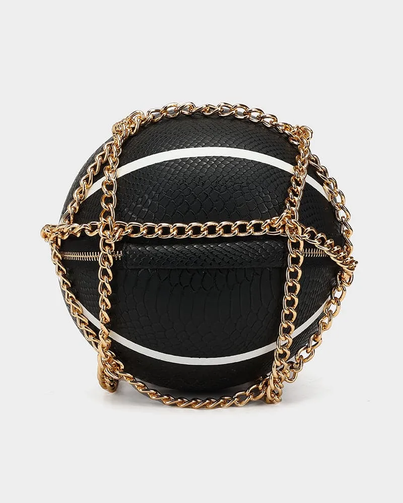 Apollo 1 Basketball Shoulder Bag in Black