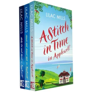 Applewell Village Series 3 Books Collection Set by Lilac Mills (Waste Not, A Stitch in Time)