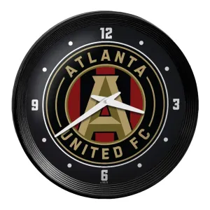 Atlanta United: Ribbed Frame Wall Clock