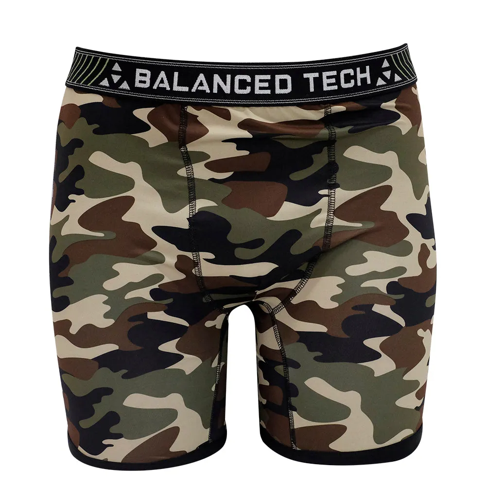 BALANCED TECH CAMO PERFORMANCE BOXER BRIEF