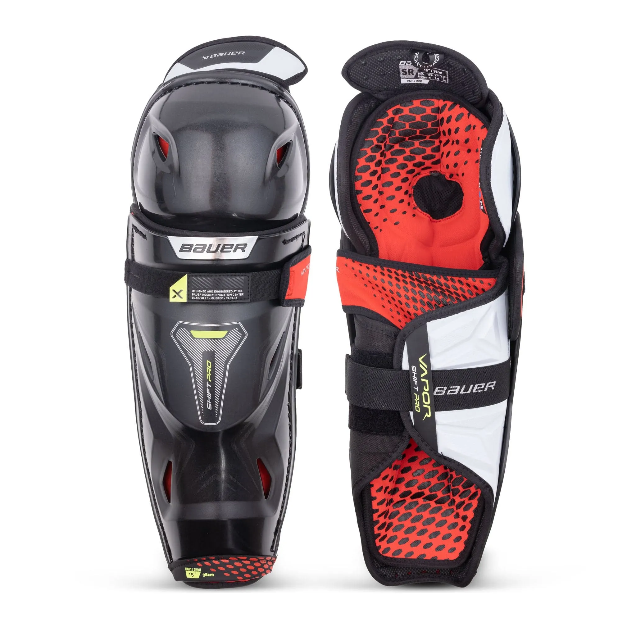 Bauer Vapor Shift Pro Intermediate Hockey Shin Guards - (2022)