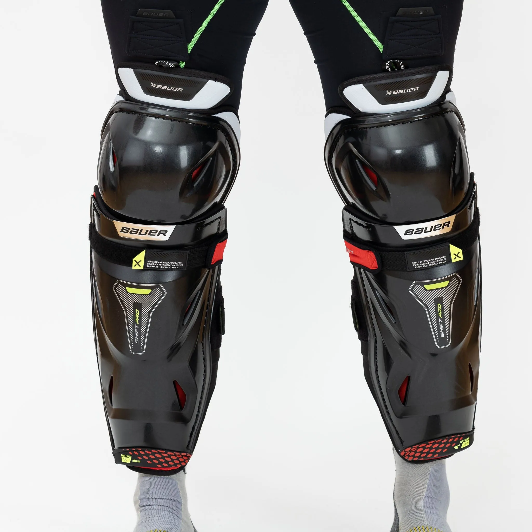 Bauer Vapor Shift Pro Junior Hockey Shin Guards - (2022)