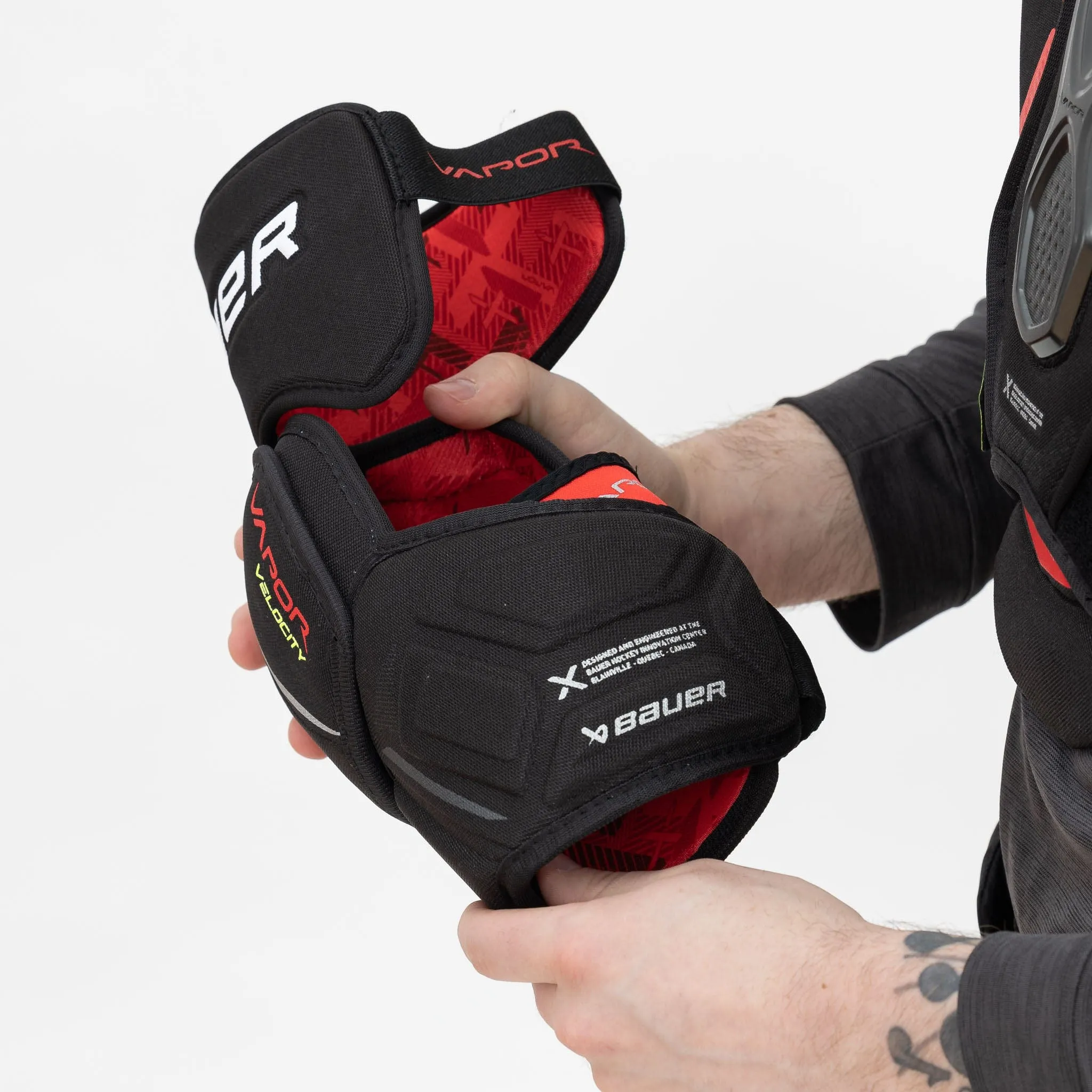Bauer Vapor Velocity Intermediate Hockey Elbow Pads - 2022