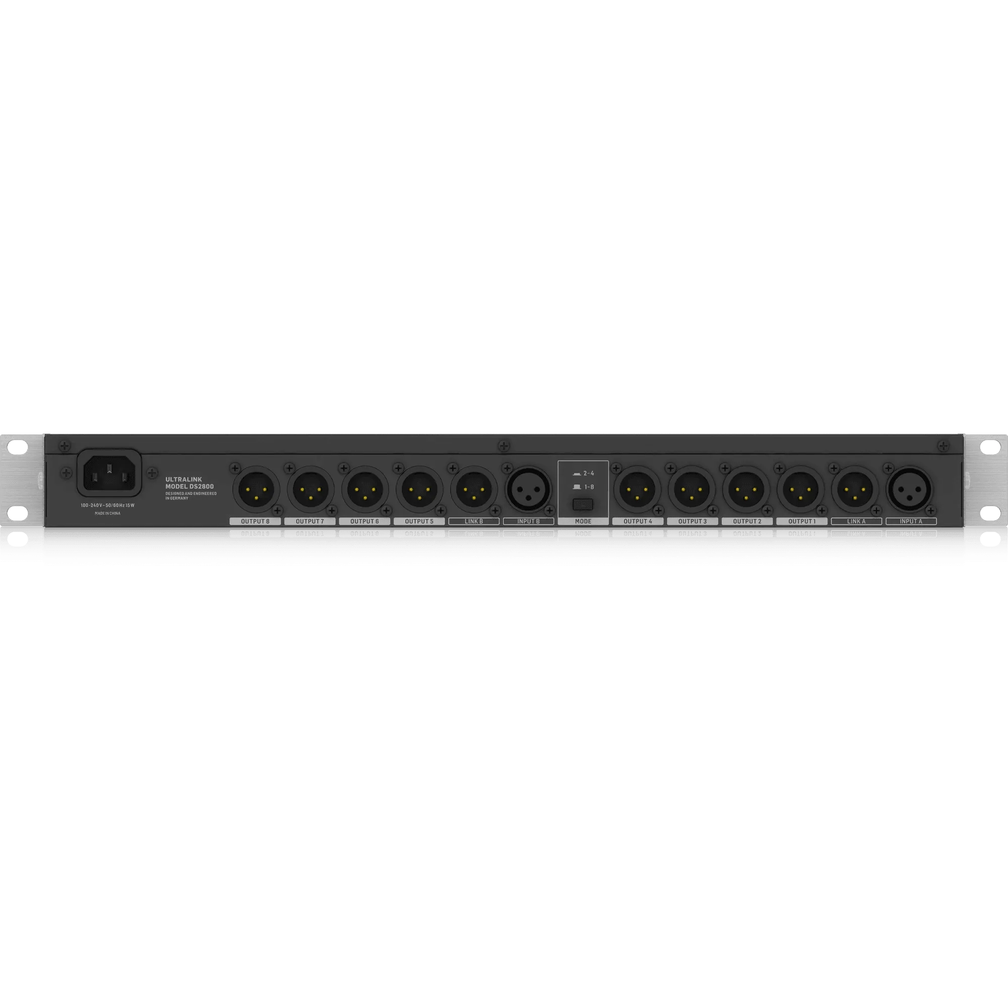 Behringer DS2800 Professional 2-Input 8-Output Distribution Splitter