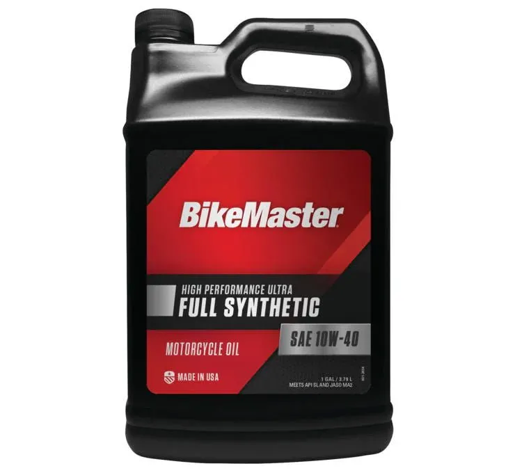 BikeMaster 10W40 Full Synthetic Oil - Gallon