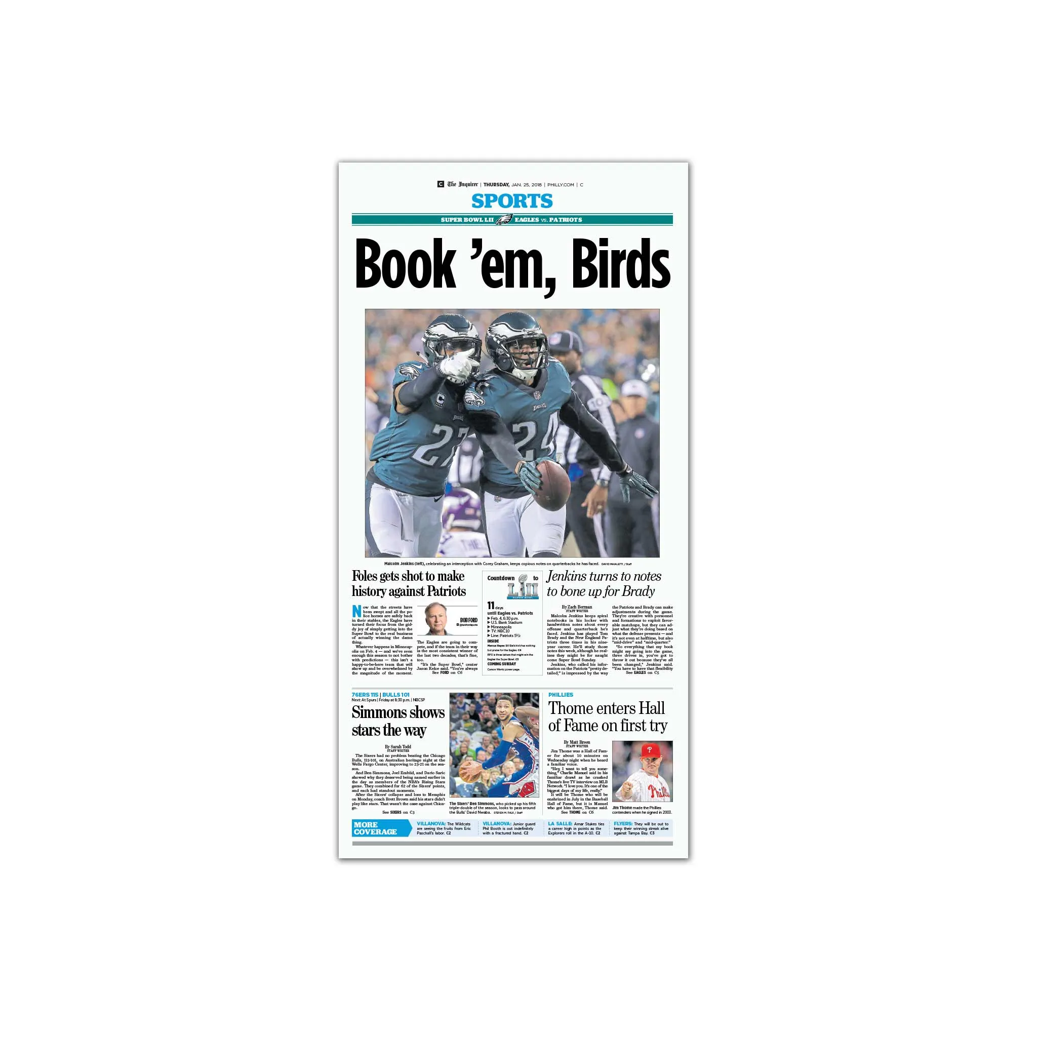 Book 'em, Birds