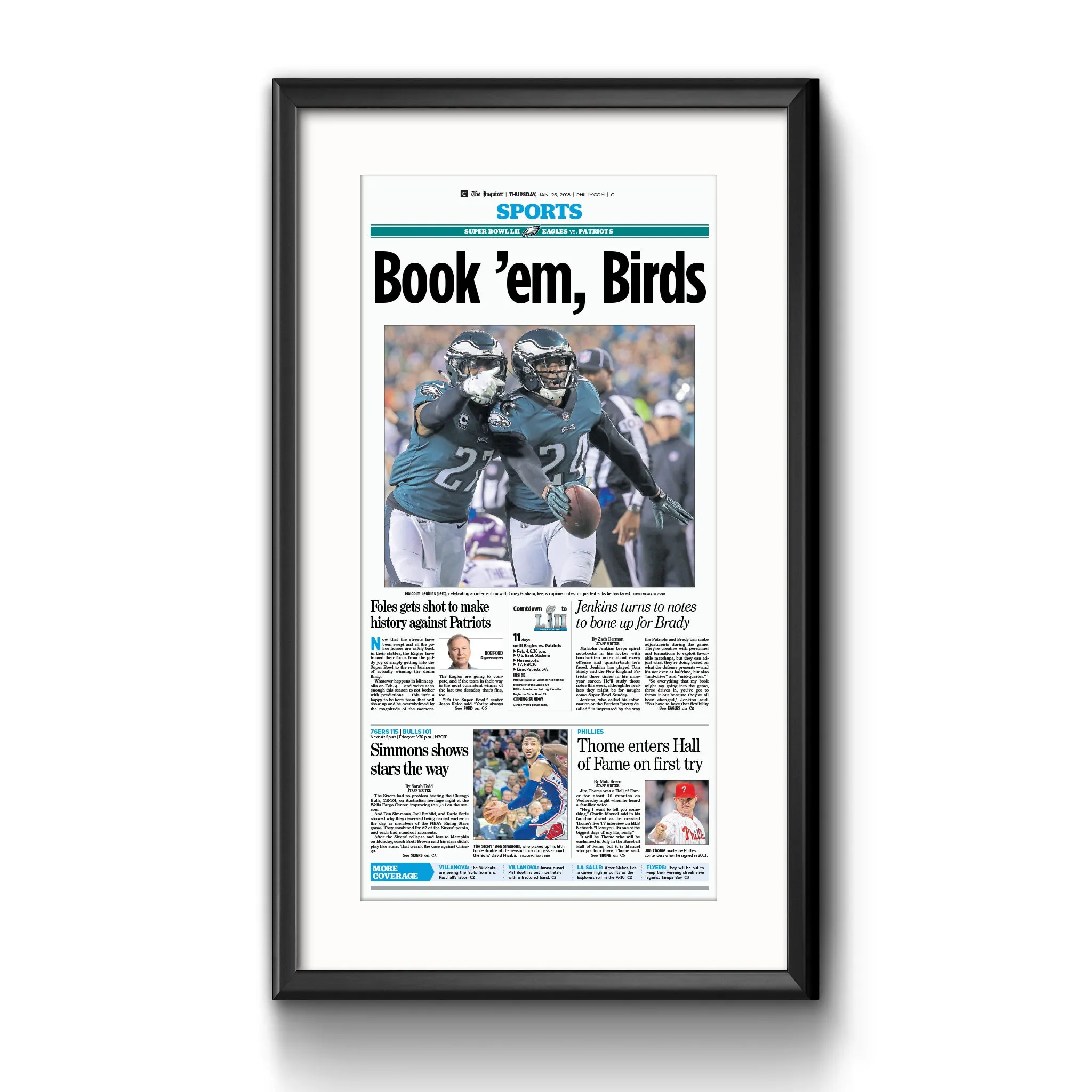 Book 'em, Birds
