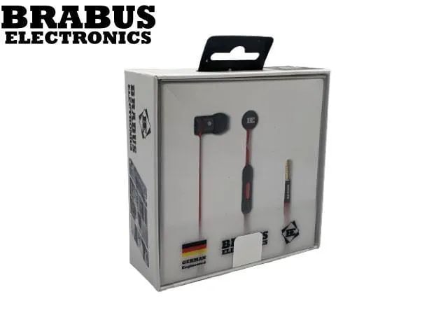 Brabus Electronics Wired Earphones with Deep Bass and Crystal Clear Audio