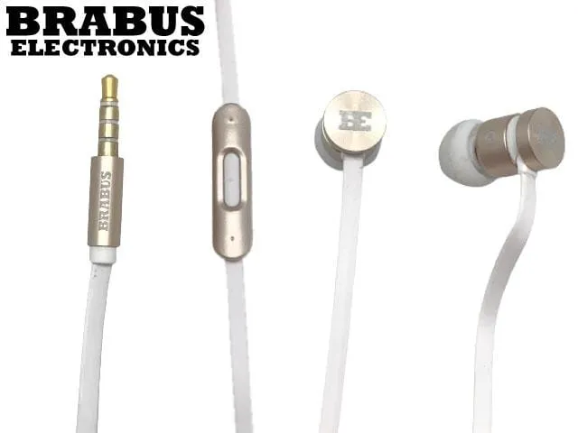 Brabus Electronics Wired Earphones with Deep Bass and Crystal Clear Audio