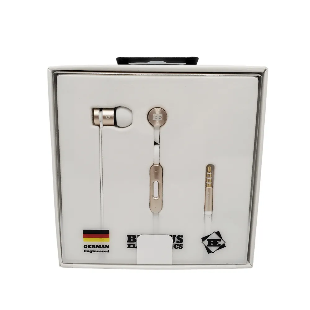 Brabus Electronics Wired Earphones with Deep Bass and Crystal Clear Audio