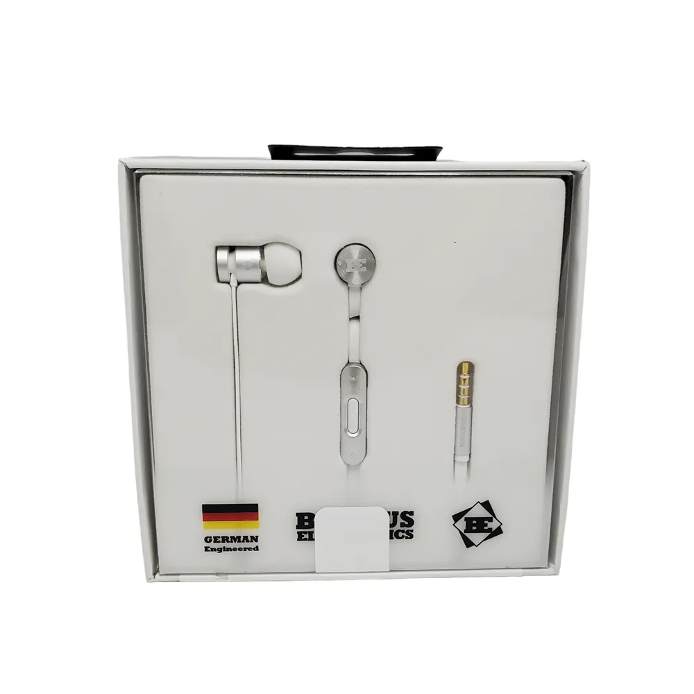 Brabus Electronics Wired Earphones with Deep Bass and Crystal Clear Audio
