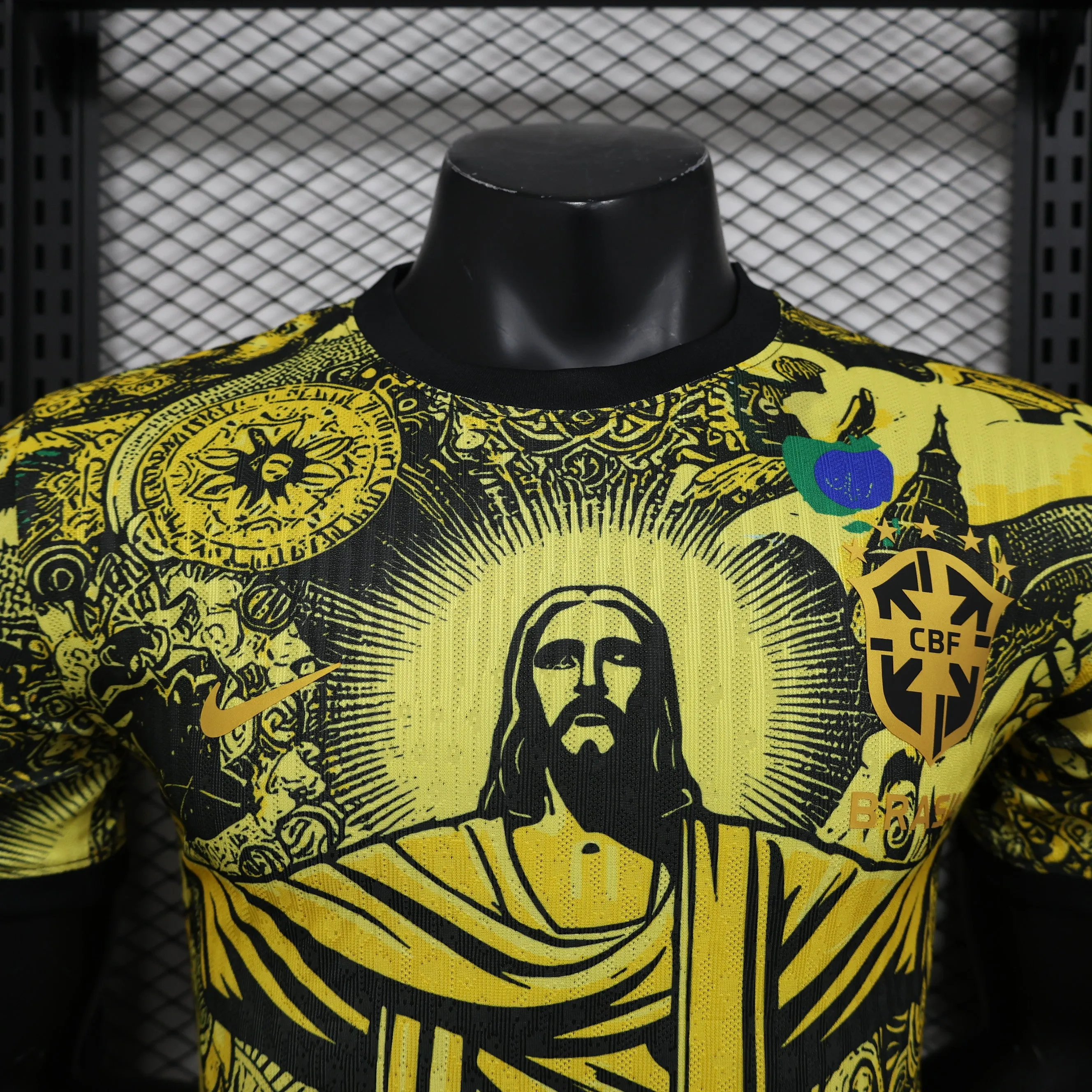 Brazil “Yellow Jesus” special jersey