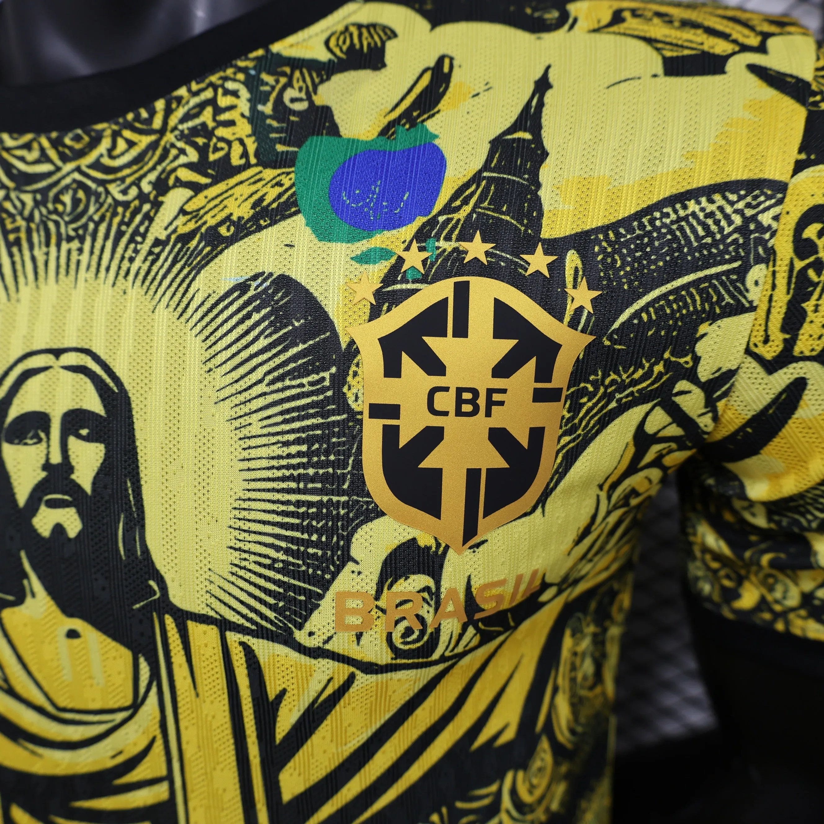 Brazil “Yellow Jesus” special jersey
