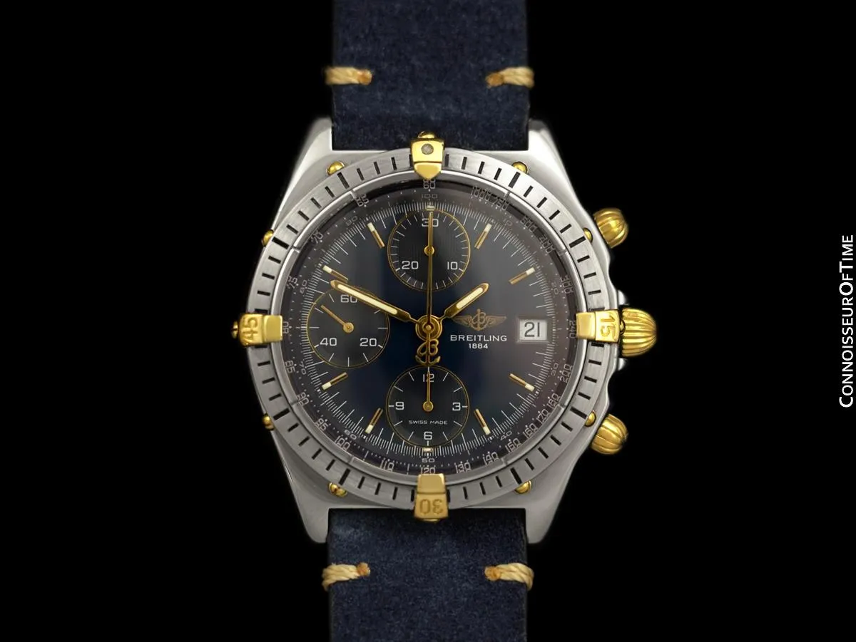 Breitling Windrider Chronomat Mens Chronograph Watch, B13048 - Stainless Steel & 18K Gold