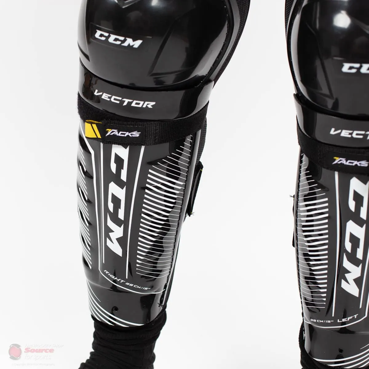 CCM Tacks Vector Senior Hockey Shin Guards - 2020