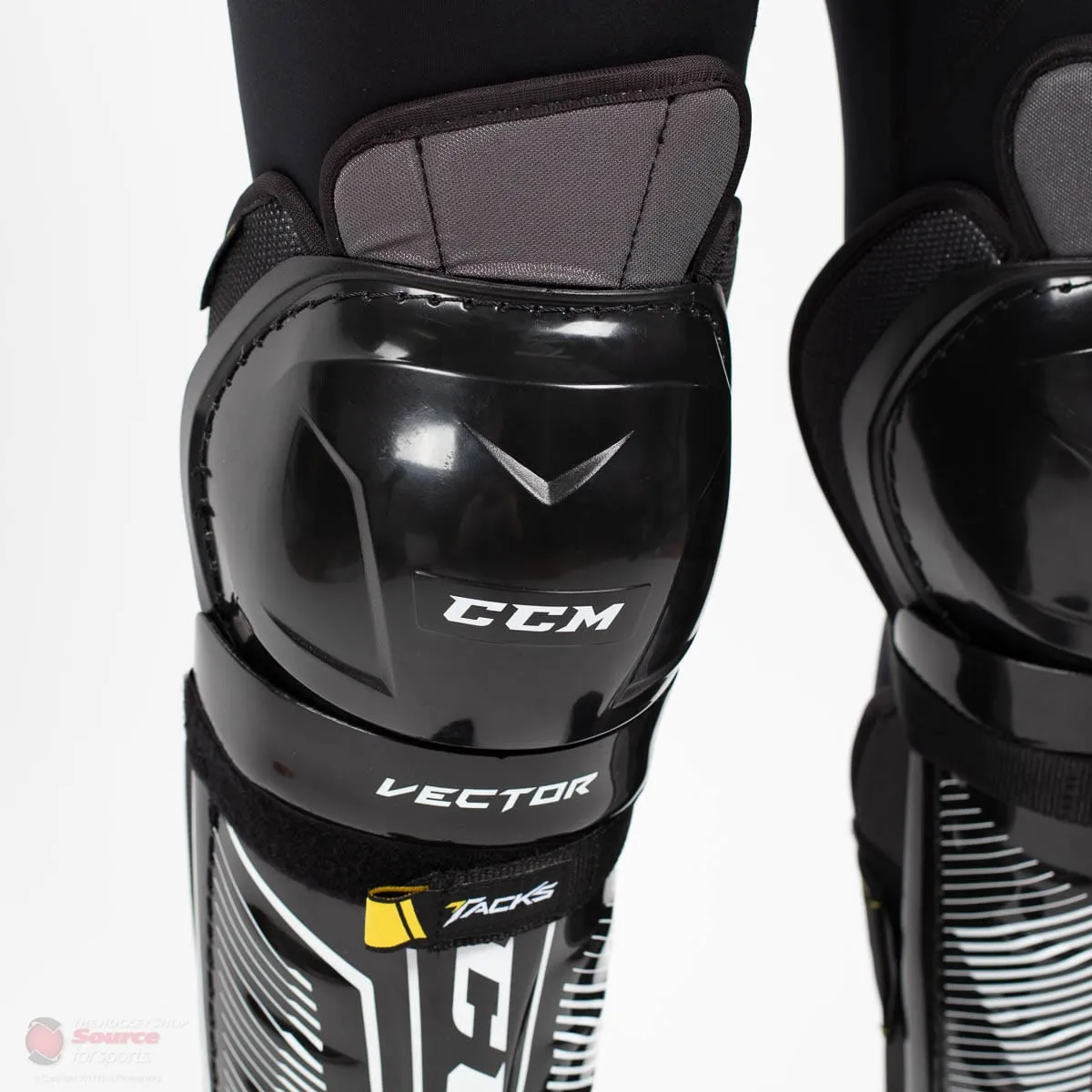 CCM Tacks Vector Senior Hockey Shin Guards - 2020
