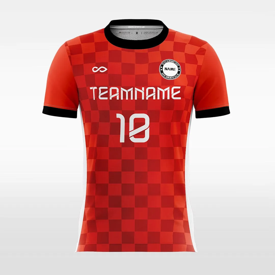 Checkerboard - Customized Men's Sublimated Soccer Jersey