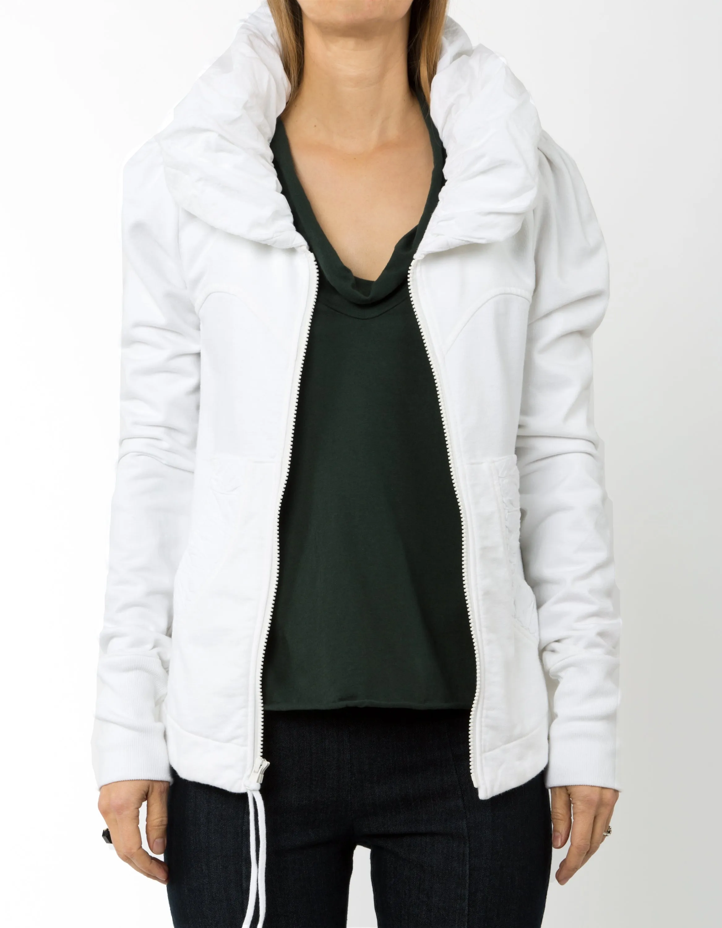 Cloak Hoodie in White