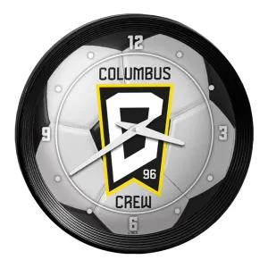 Columbus Crew: Soccer Ball - Ribbed Frame Wall Clock