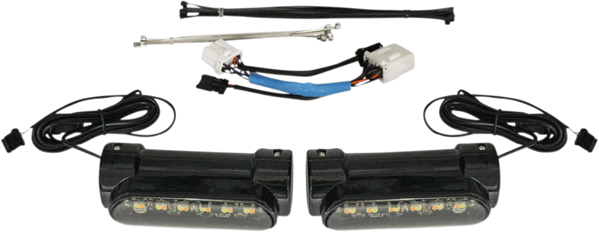 Custom Dynamics CD-CB-AW-SS8-B Engine Guard LED - Gloss Black