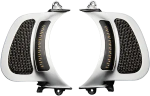 Custom Dynamics CD-RG-VENT-15-C Vent Inserts with Lights - Chrome