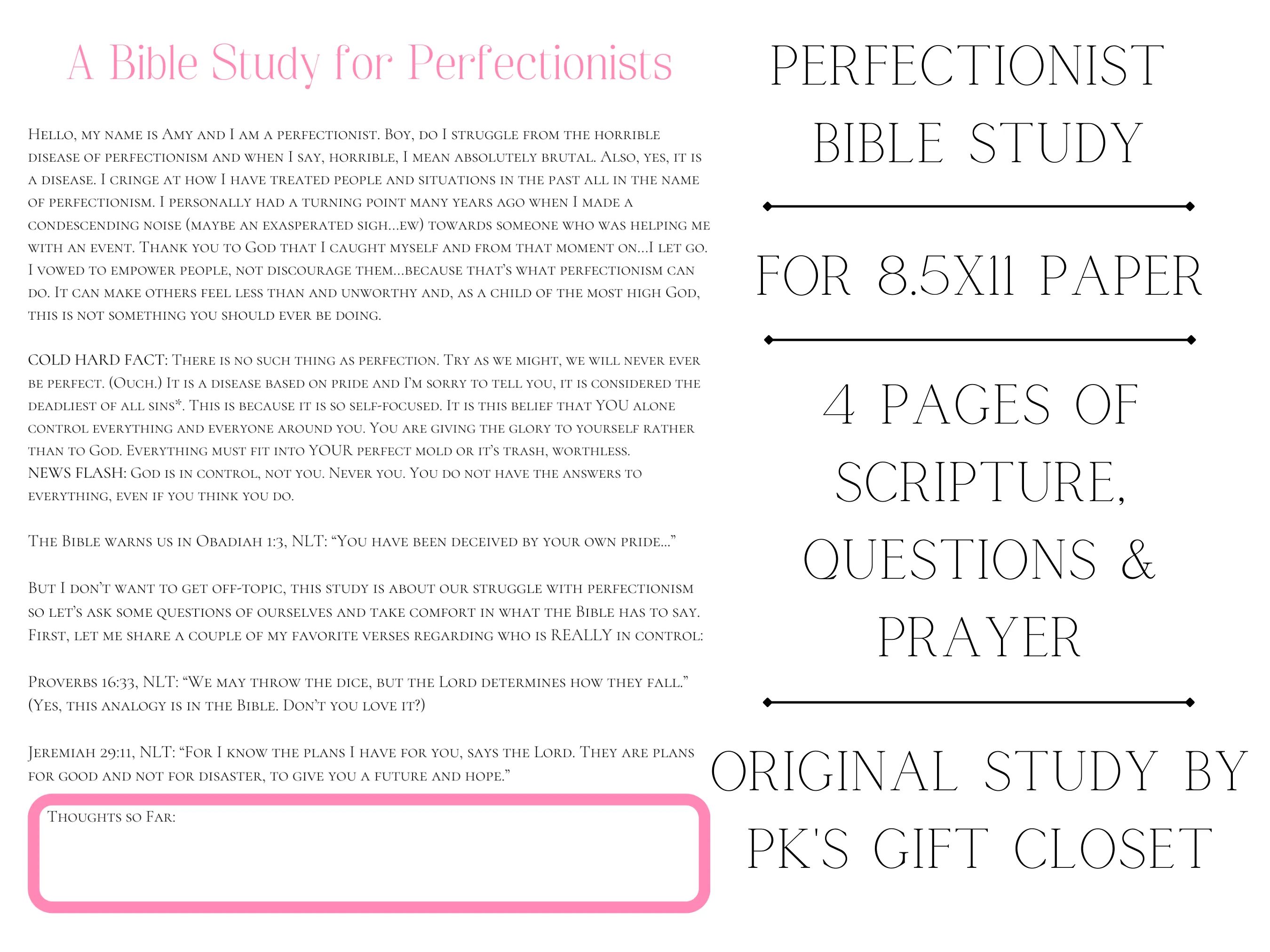 Digital Download: Perfectionist Self-Study