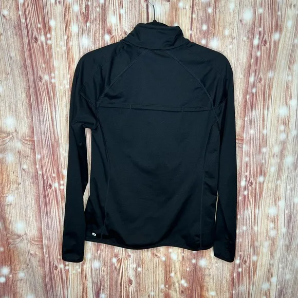 Fabletics Jojo Performance Jacket Black Size Medium Tech Ready Thumb Holes