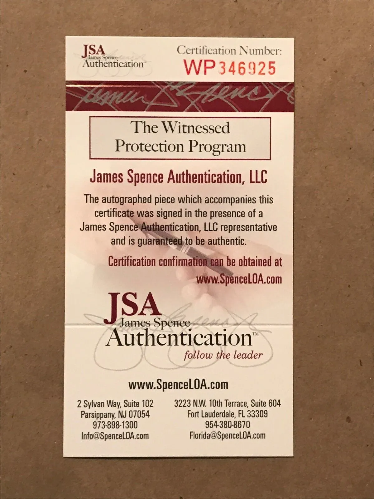 FRAMED JESSE JAMES AUTOGRAPHED SIGNED PENN STATE JERSEY JSA COA
