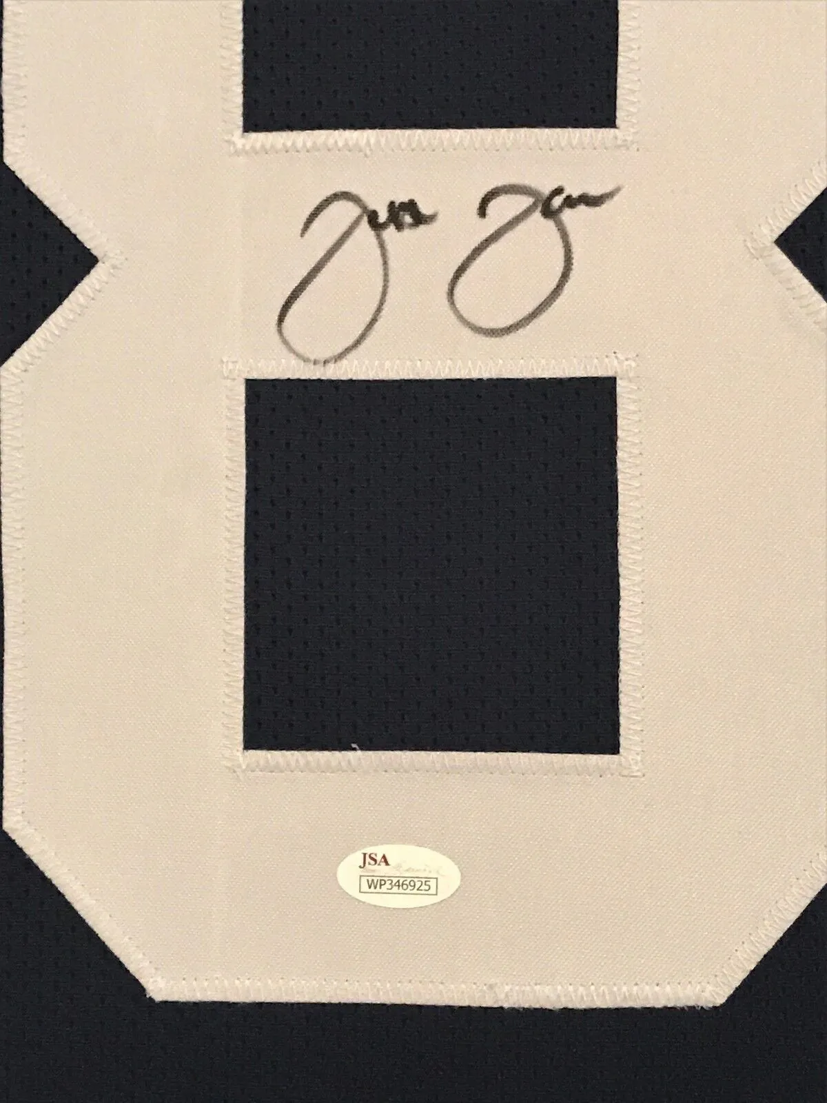 FRAMED JESSE JAMES AUTOGRAPHED SIGNED PENN STATE JERSEY JSA COA