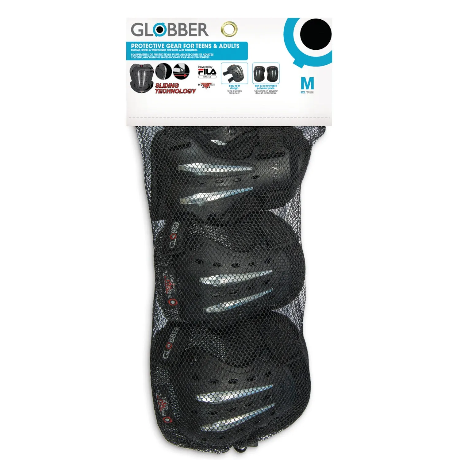 Globber Fila Teens & Adults 3-in-1 Protective Gear Set