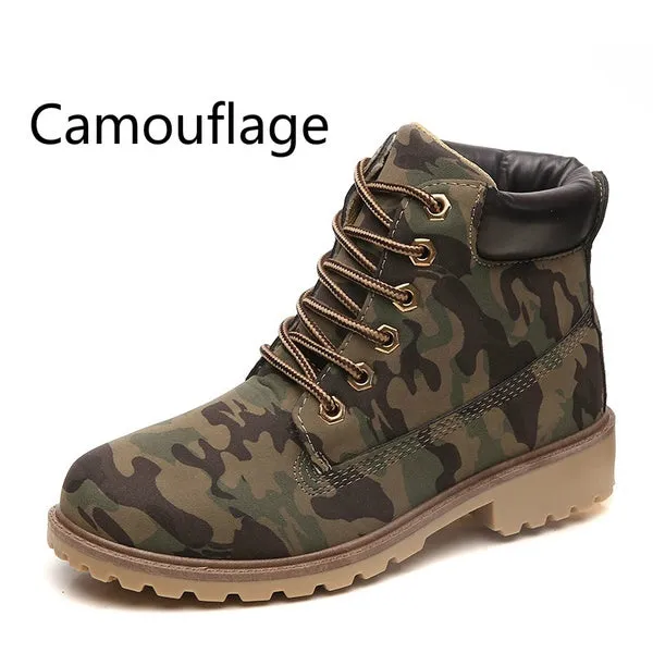 High Quality Ankle Boots Thick Heel Motorcycle Female Martin Boots