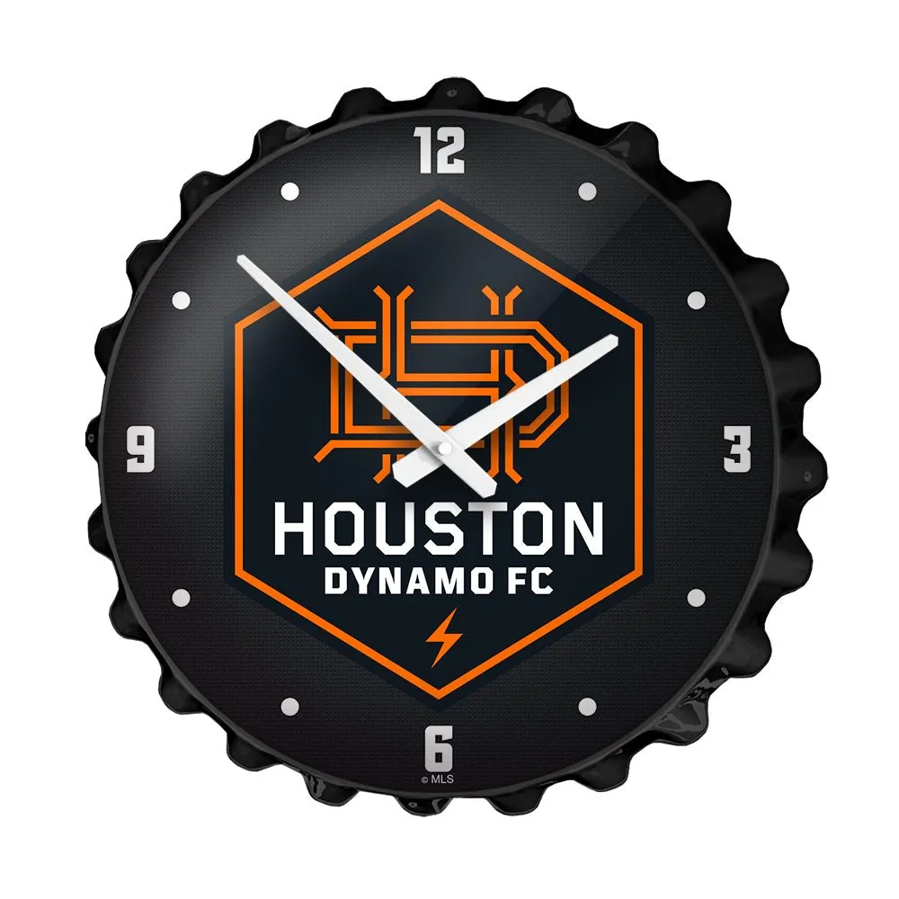 Houston Dynamo: Bottle Cap Wall Clock