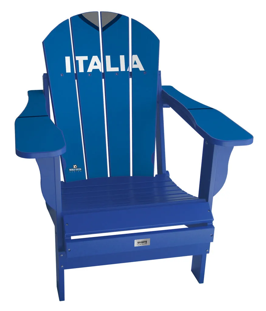 Italy Complete Custom with personalized name World Soccer Chair