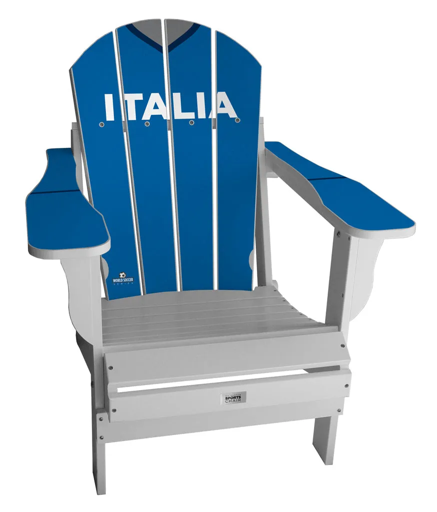 Italy Complete Custom with personalized name World Soccer Chair