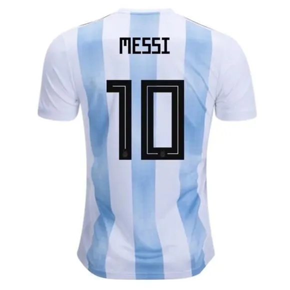 Men #10 Lionel Messi Jersey Argentina National 2018 FIFA World Cup Player