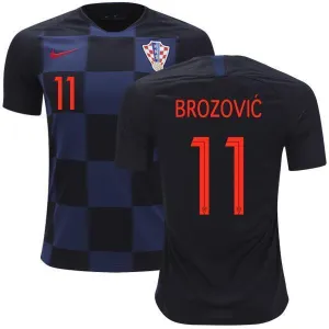 Men #11 Marcelo Brozović Jersey Croatia National 2018 FIFA World Cup Player