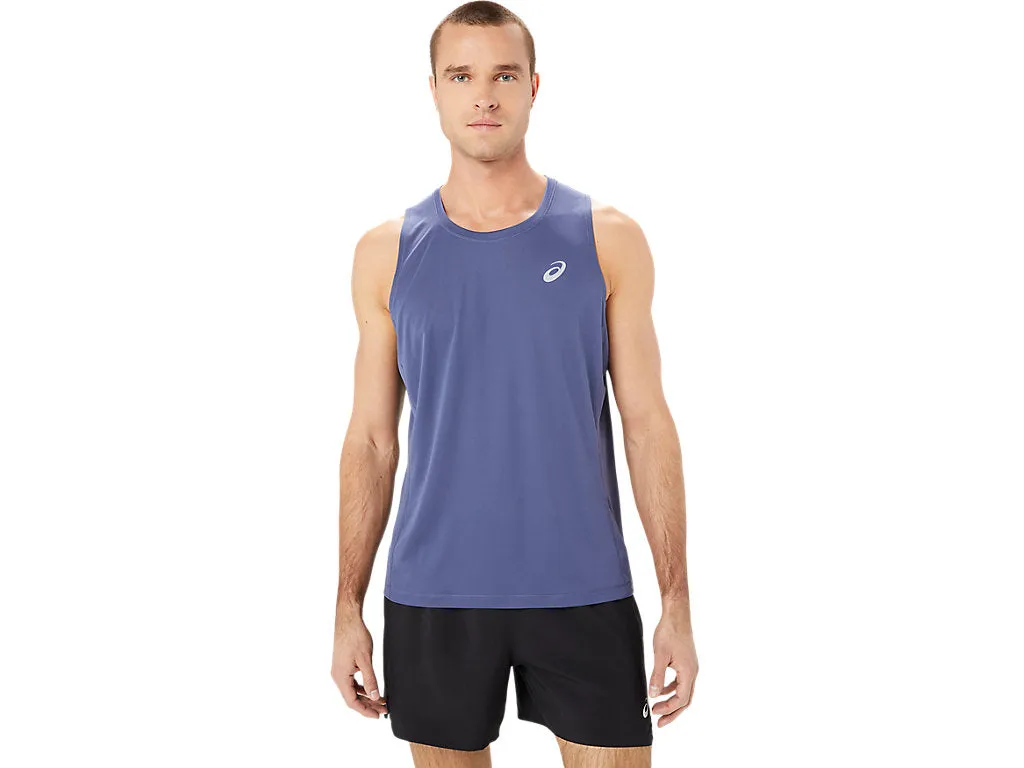 Men's Asics Silver Singlet (2)