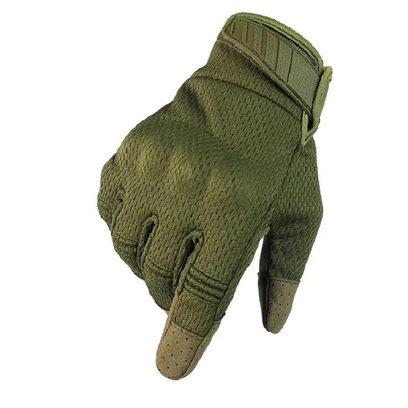 Men's Full Finger Cycling Gloves - Antiskid Screen Touch Racing Gloves for Bike Riding and Outdoor Sports