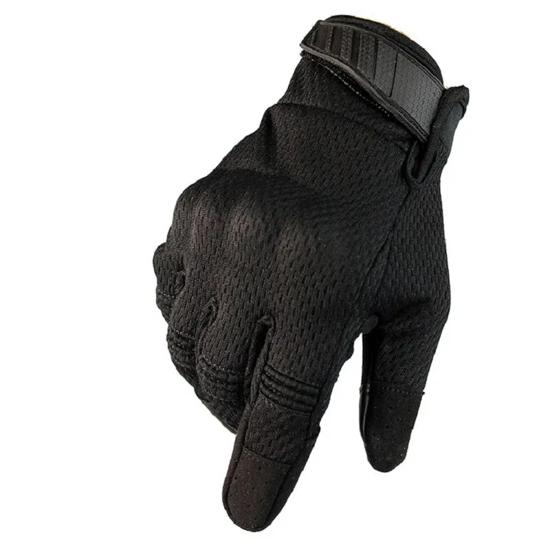 Men's Full Finger Cycling Gloves - Antiskid Screen Touch Racing Gloves for Bike Riding and Outdoor Sports